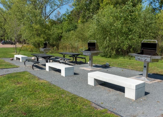 Outdoor Living Area Including Bbq'S And Fire Pits
