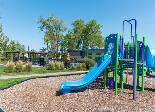 Outdoor Living Area featuring a playground at Shoreview Grand, Shoreview, Minnesota