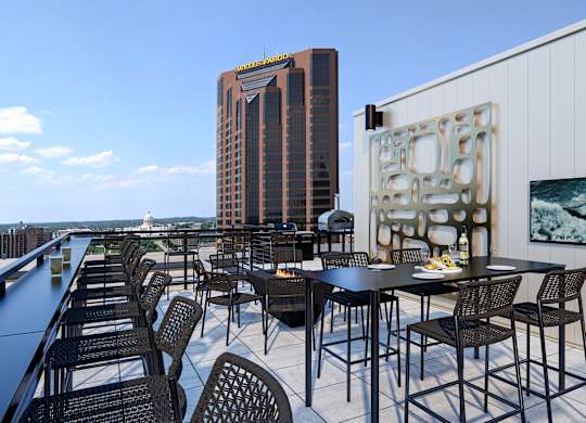 Private Terrace at Stella St. Paul Apartments, St. Paul, 55102
