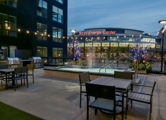 Rooftop Patio at The Arlow on Kellogg, St Paul, 55102