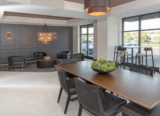 Dining Room at The Exchange Apartments, Minnesota