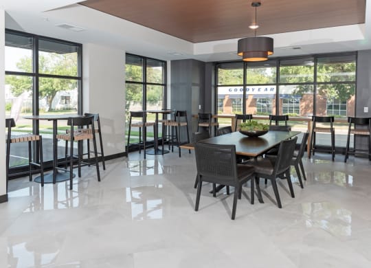 Dining Space at The Exchange Apartments, New Brighton, MN