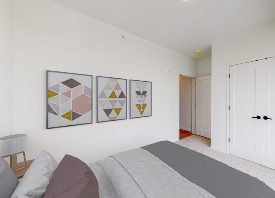 Bedroom With Closet at The Mason, St. Paul, Minnesota