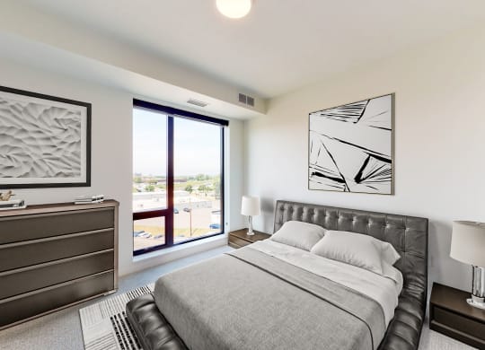 Gorgeous Bedroom at The Mason, St. Paul, Minnesota