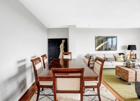 Dining Area With Living Room at The Original at West Lake Quarter, Minneapolis