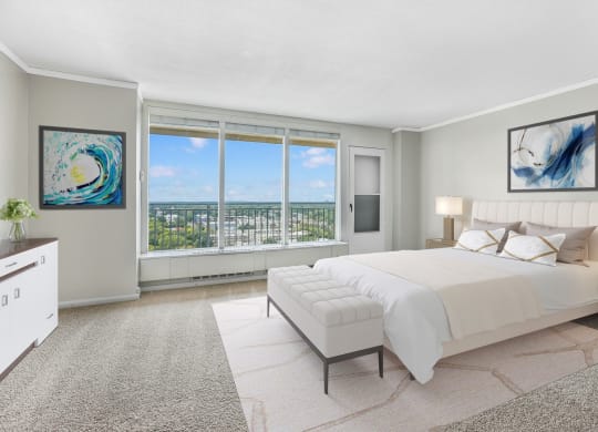 Large Comfortable Bedrooms at The Original at West Lake Quarter, Minneapolis, Minnesota