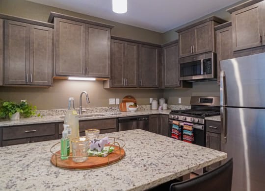 kitchen at he Yards and Backyards, Minnesota, 55075