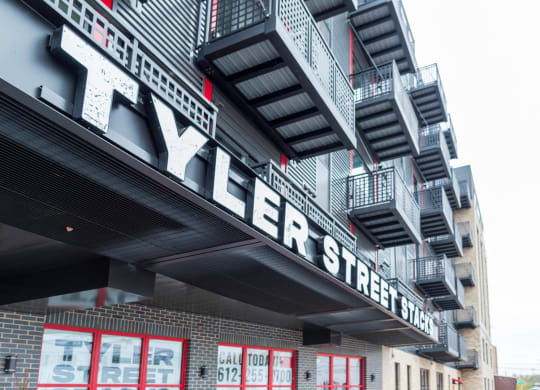 Exterior View With Balconies at Tyler Street Stacks, Minneapolis, MN