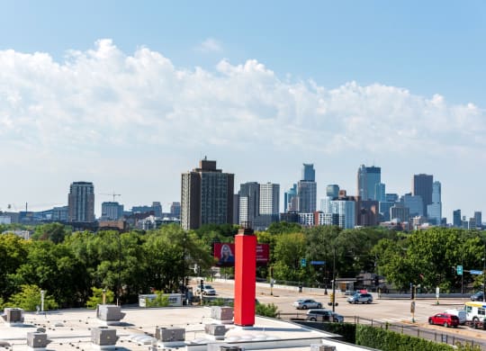 Skyline View at Tyler Street Stacks, Minneapolis, MN