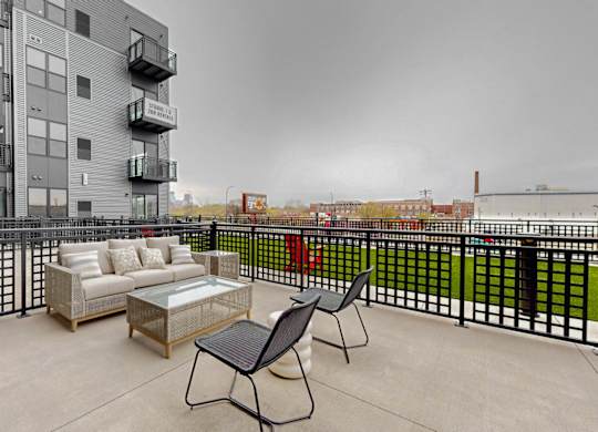 Large Balcony And Patio at Tyler Street Stacks, Minnesota