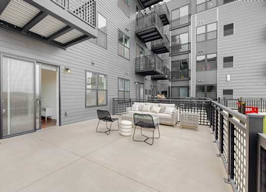 Patio Area at Tyler Street Stacks, Minnesota, 55413