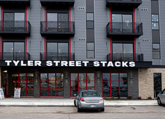 Building Exterior View at Tyler Street Stacks, Minnesota, 55413