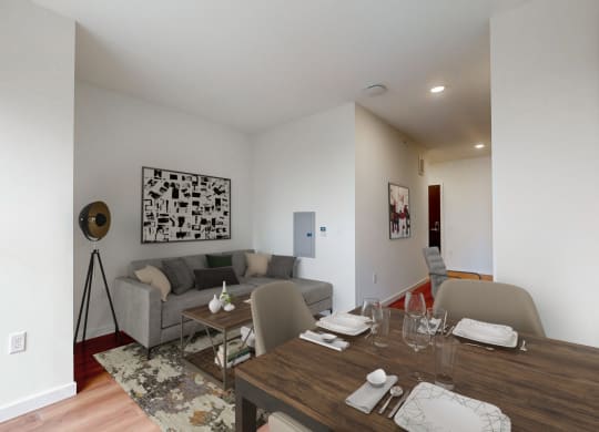 Dining And Living Area at Tyler Street Stacks, Minneapolis, MN 55413