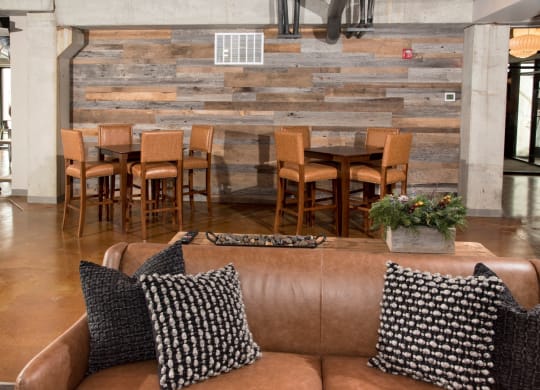 Spacious Lobby Area at Victoria Flats, Victoria, Minnesota