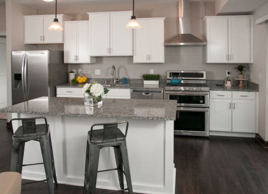 Eat-in Kitchen Design at Victoria Flats, Minnesota, 55386