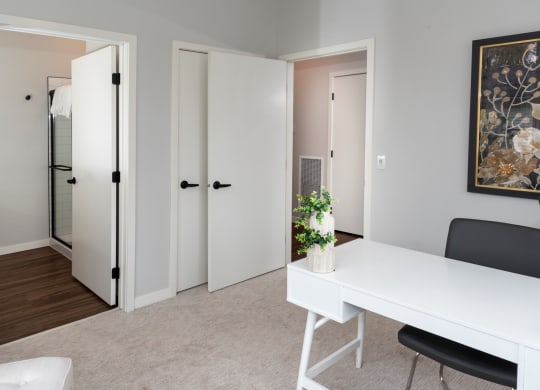White interior rooms at Volo at Texa Tonka Apartments , St Louis Park, MN
