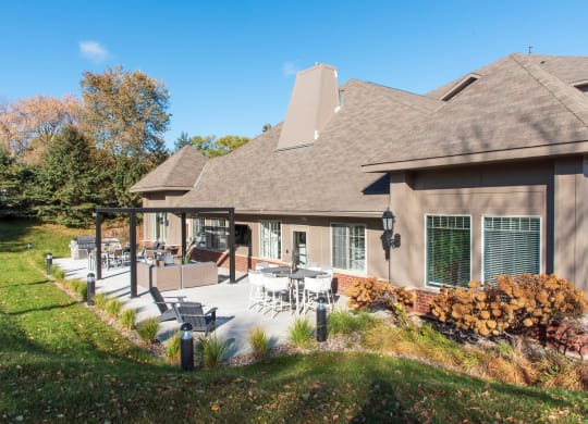 Patio and Outdoor Grill  at Waterstone Place in Minnetonka, MN 55305