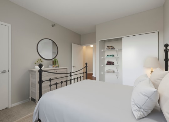 Well Lighted Bedroom at Waterstone Place in Minnetonka, Minnesota