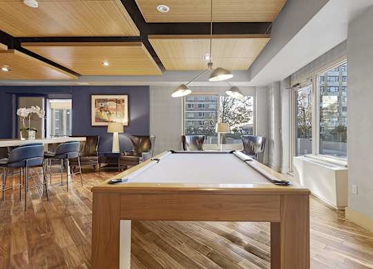 Pool Table at MARC Apartments, New York
