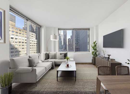 Open Living Room at MARC Apartments, New York, NY