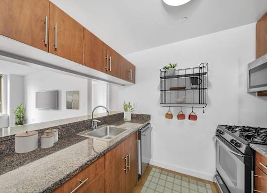 Open Kitchen at MARC Apartments, New York, NY, 10019