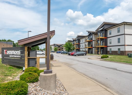 the preserve at ballantyne commons street view with apartment buildings