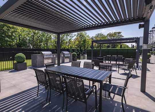 Outdoor Patio And Grill at The Franklin at Westfield, Westfield, NJ