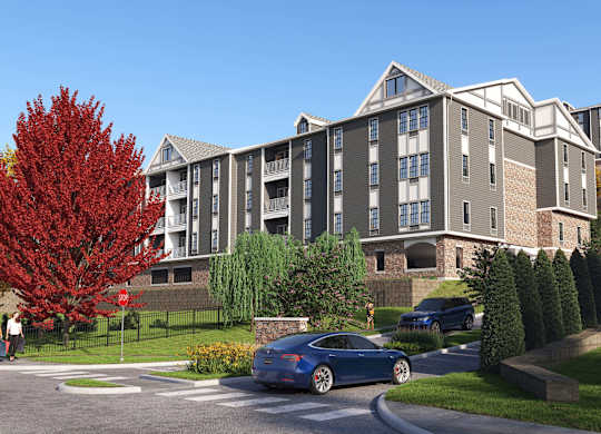 Exterior view at The Franklin at Hawthorne, Hawthorne, NJ, 07506