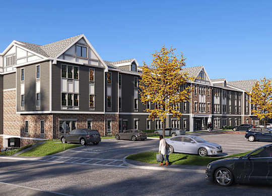 Classic Exterior view at The Franklin at Hawthorne, Hawthorne, NJ