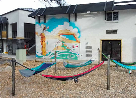 River Roost Courtyard