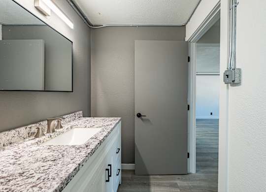 Bright Apartment Bathroom