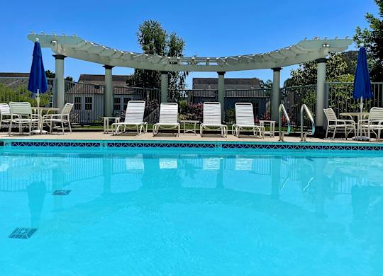 Swimming at Westmont Place Townhomes Apartments, Santa Cruz, CA, 95060