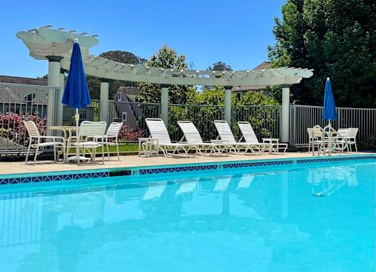 Community Pool at Westmont Place Townhomes Apartments, Santa Cruz, CA