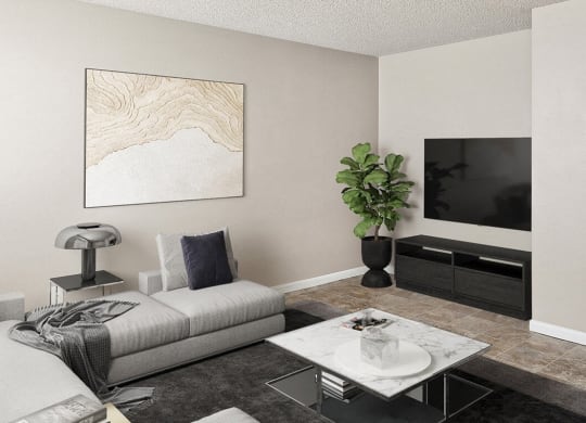 a living room with a couch and a tv at Bella Vista, St. George, UT, 84790