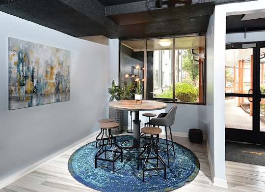 Dining Area at Capital Flats & Magnolia Square Apartments, Raleigh, North Carolina