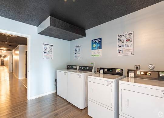 Laundry Room at Capital Flats & Magnolia Square Apartments, Raleigh, NC