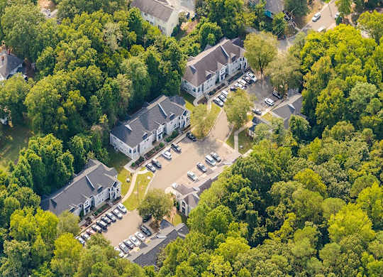Aerial View at Willow Bend Apartments, Durham, NC, 27707