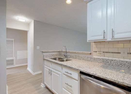 Granite Countertop at Willow Bend Apartments, Durham, North Carolina