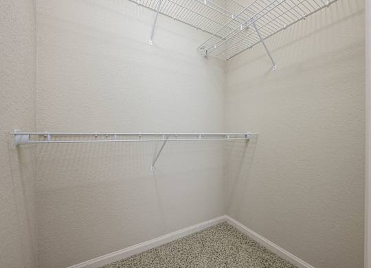Empty Closet at Spring Creek Apartments, Crestview, FL, 32536