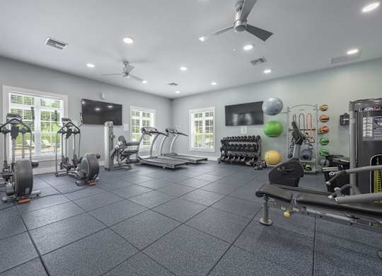 Fitness Center at Spring Creek Apartments, Crestview, Florida