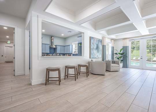 Clubhouse with Wooden Floors at Spring Creek Apartments, Florida