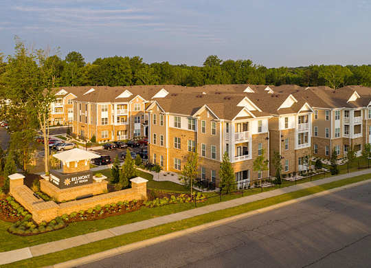 Apartment buildings with patio or balcony