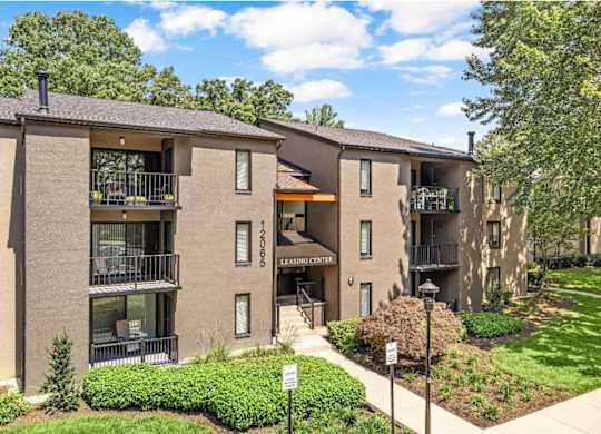 Apartment complex leasing office at Springs at Reston
