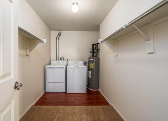 In-Unit Laundry at Woodland Villas