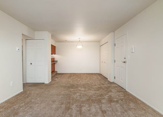 Living and Dining Room at Woodland Villas