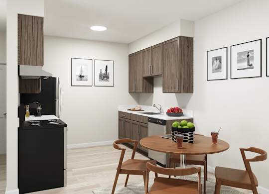 Renovated apartment homes at Westwood Village Apartments in Westland, MI.