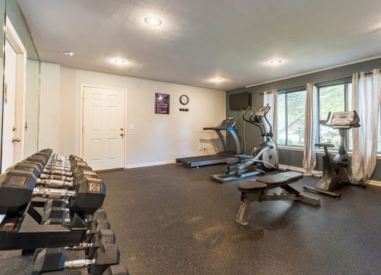 24/7 Fitness Center  at Three Oaks Apartments, Troy, Michigan