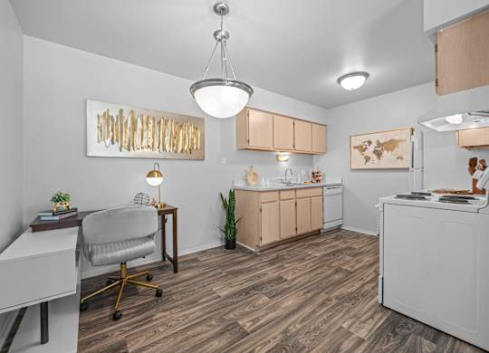Gorgeous Kitchen at Dover Hills Apartments in Kalamazoo