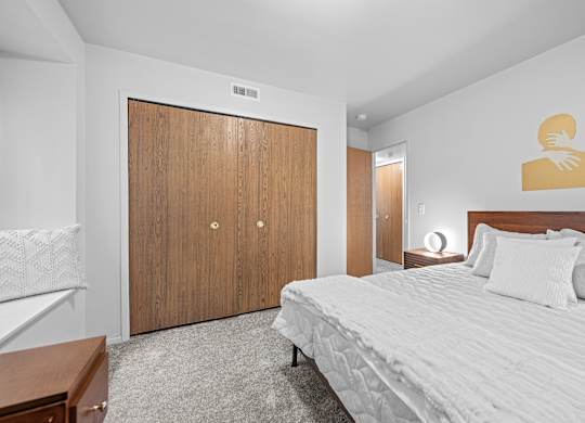Beautiful bedroom with large closets in Kalamazoo