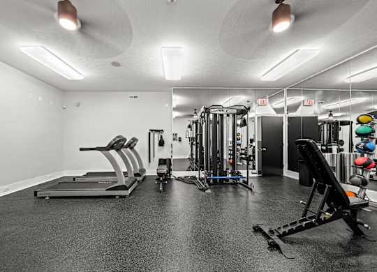 24 Hour Gym at Dover Hills Apartments in Kalamazoo